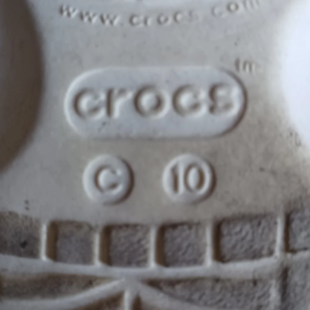 Crocs classic style w/ glitter